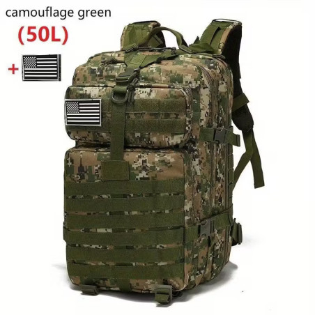 Camouflage Tactical Backpack Green 50LGMS XN169893Suitcases and Backpacks