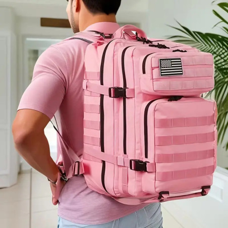 45L Outdoor Tactical Hiking Backpack PinkGMS7014243Suitcases and Backpacks