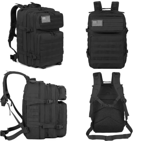 45L Outdoor Tactical Hiking Backpack Blue