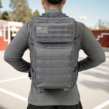 45L Outdoor Tactical Hiking Backpack GreyGMS7014247Suitcases and Backpacks