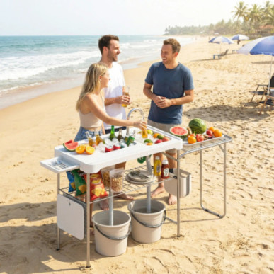 Portable Folding Fish Cleaning Table Camping kitchen GMS Shop