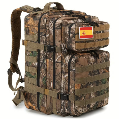 45L Outdoor Tactical Hiking Backpack Tree Camo