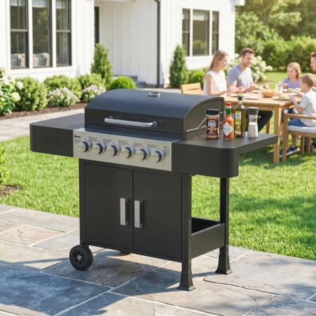 6-Burner Gas Barbecue Home GMS Shop