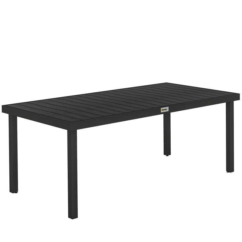 Rectangular Garden Table for 8 People, 190cm with chairs Rectangular Garden Table for 8 People, 190cm with chairs