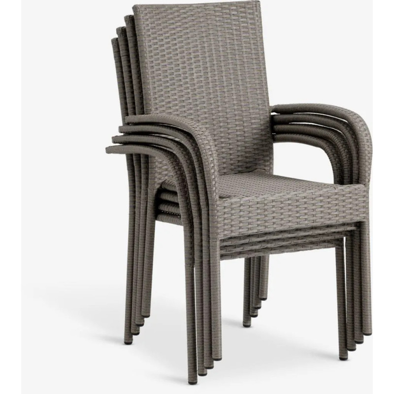 Stackable Chair Natural and BLACK Stackable Chair Natural and BLACK