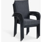 Stackable Chair Natural and BLACK Stackable Chair Natural and BLACK