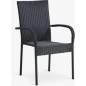 Stackable Chair Natural and BLACK Stackable Chair Natural and BLACK