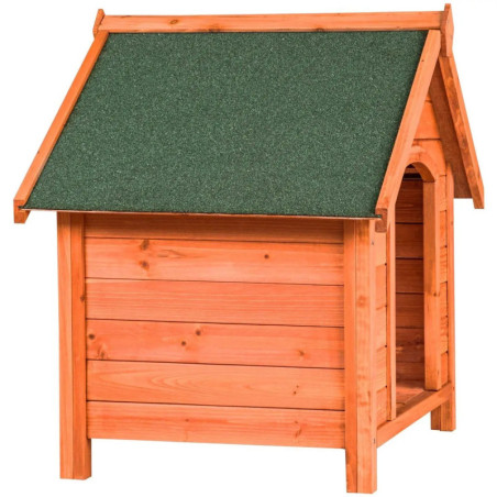 Caseta de madera para perros