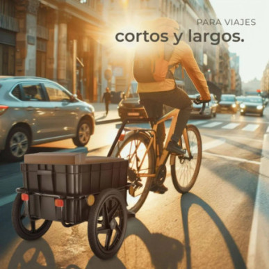🚲 Remolque de bicicleta Camping y aire libre GMS Store
