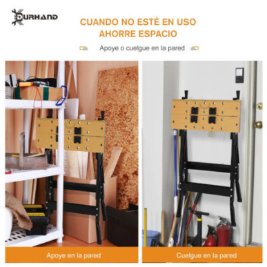 Folding Workbench – Multi Purpose Portable Work Table Home GMS
