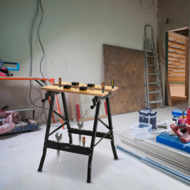 Folding Workbench – Multi Purpose Portable Work Table Home GMS
