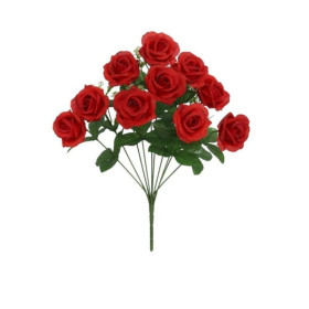 SATIN ROSES BOUQUET in 4 colorsGMS2025/19Artificial Flowers