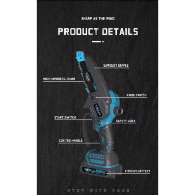 Mini Cordless Handheld ChainsawGMS-4971471Power tools