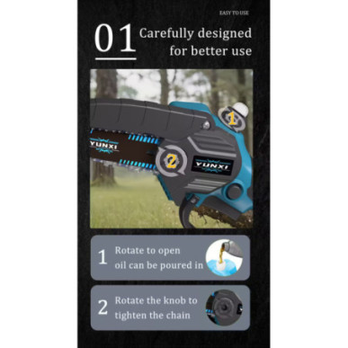 Mini Cordless Handheld ChainsawGMS-4971471Power tools