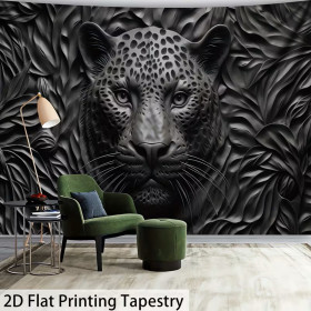 2D photo frames - Black Leopardleopardo 40x30Picture Frame