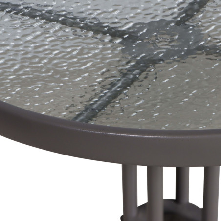 Round Garden Table 60x72 cm