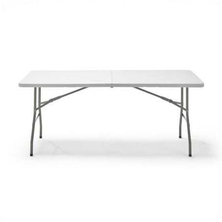 Folding Resin Table 180x70x74 cm – White Home GMS Shop
