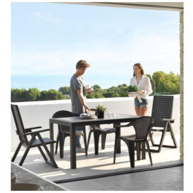 DREAM Anthracite Garden Table 140x73x85 cm Garden Tables GMS