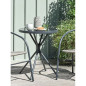 Black Balcony Table Ø60 Black Balcony Table Ø60