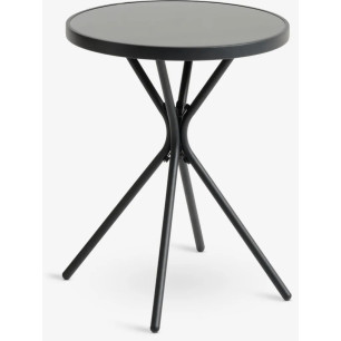 Mesa de balcón Ø60 negro Home GMS Shop