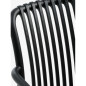 Silla apilable Negro