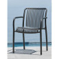 Silla apilable Negro
