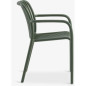 Silla apilable verde oliva Silla apilable verde oliva