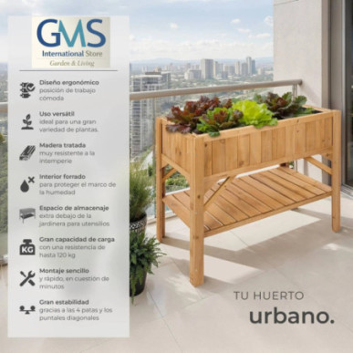 Raised Planter Home GMS Shop