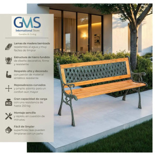 TAMARA Garden Bench ||| GMS Shop