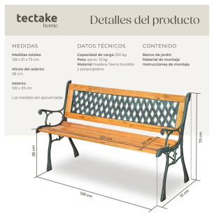 TAMARA Garden Bench